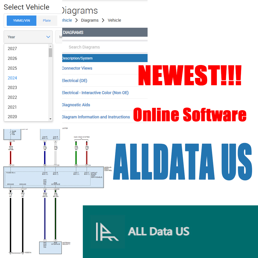 Workshop Tools Diagram - 2026 Alldata US Полная версия: онлайн-аккаунт,