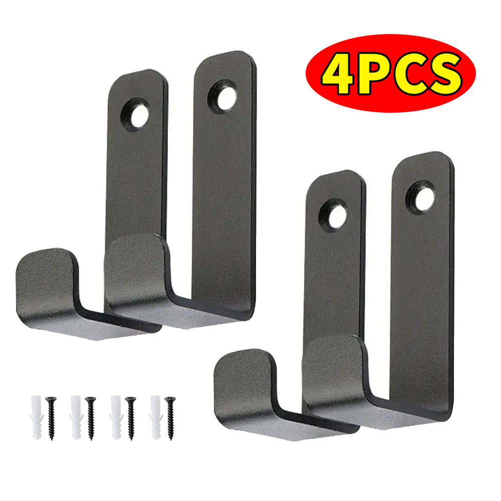 Screw Organizer Kit - Настенный металлический крючок для одежды черного