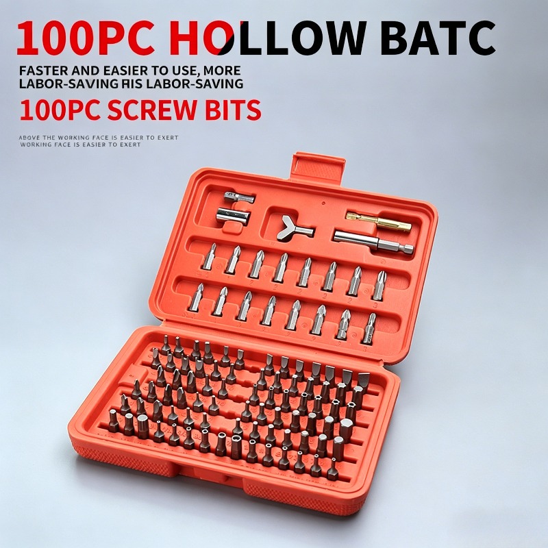 Workshop Tools Uses - Набор из 100 насадок для отверток,