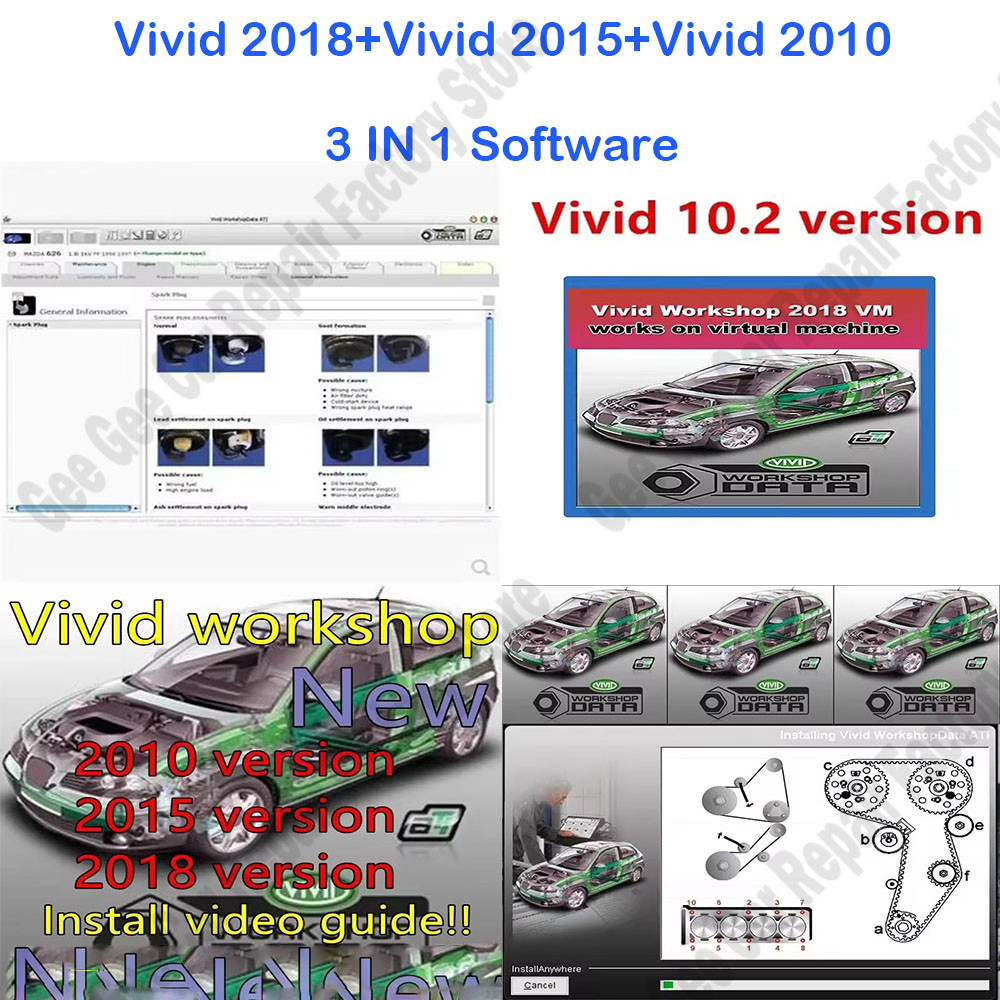 Workshop Tools Diagram - Программное обеспечение для ремонта автомобилей Vivid
