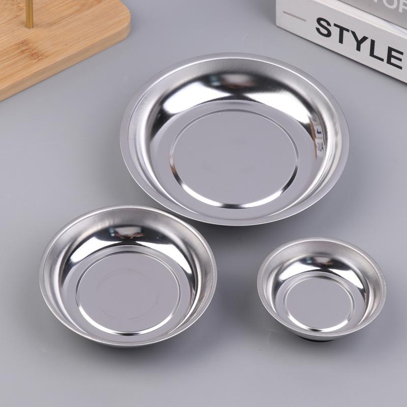 Серебристая круглая чаша для м – обзор и цена Magnetic Parts Tray