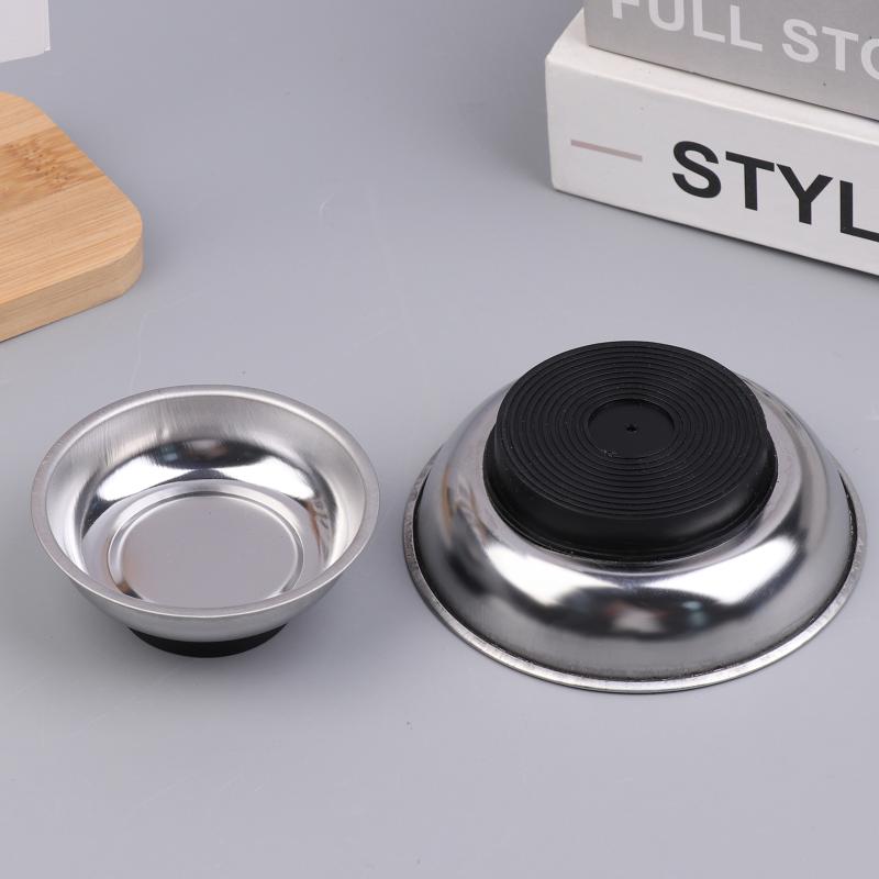 Серебристая круглая чаша для м – обзор и цена Magnetic Parts Tray