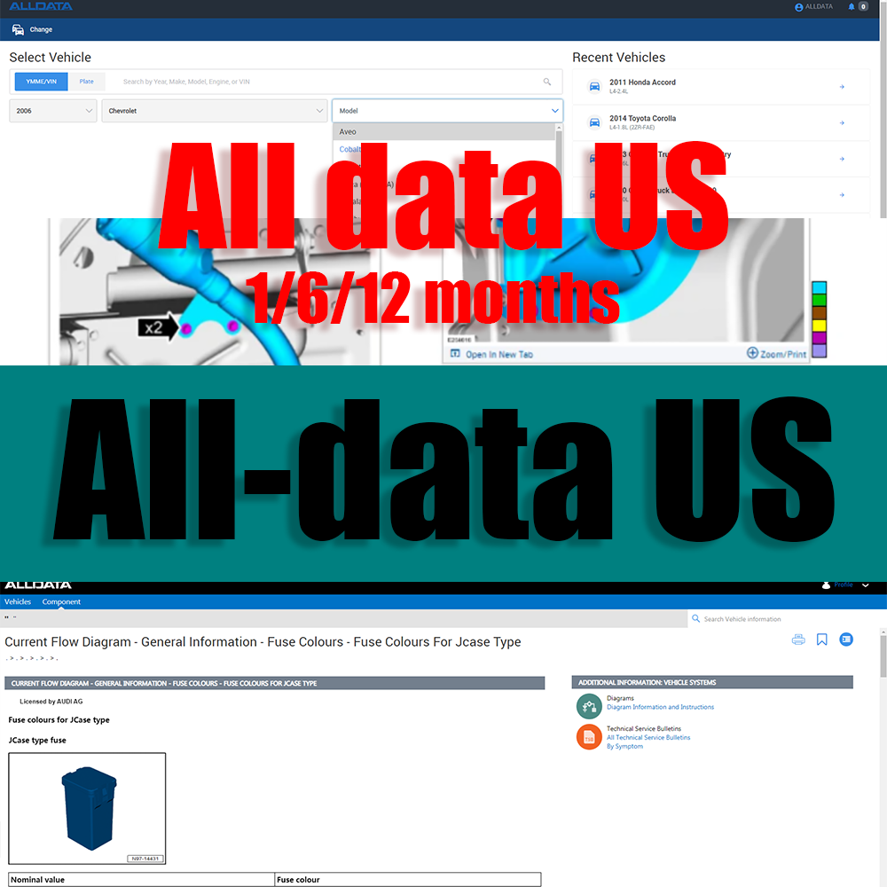 2026 Alldata US: Полная версия – обзор и цена Workshop Tools Diagram
