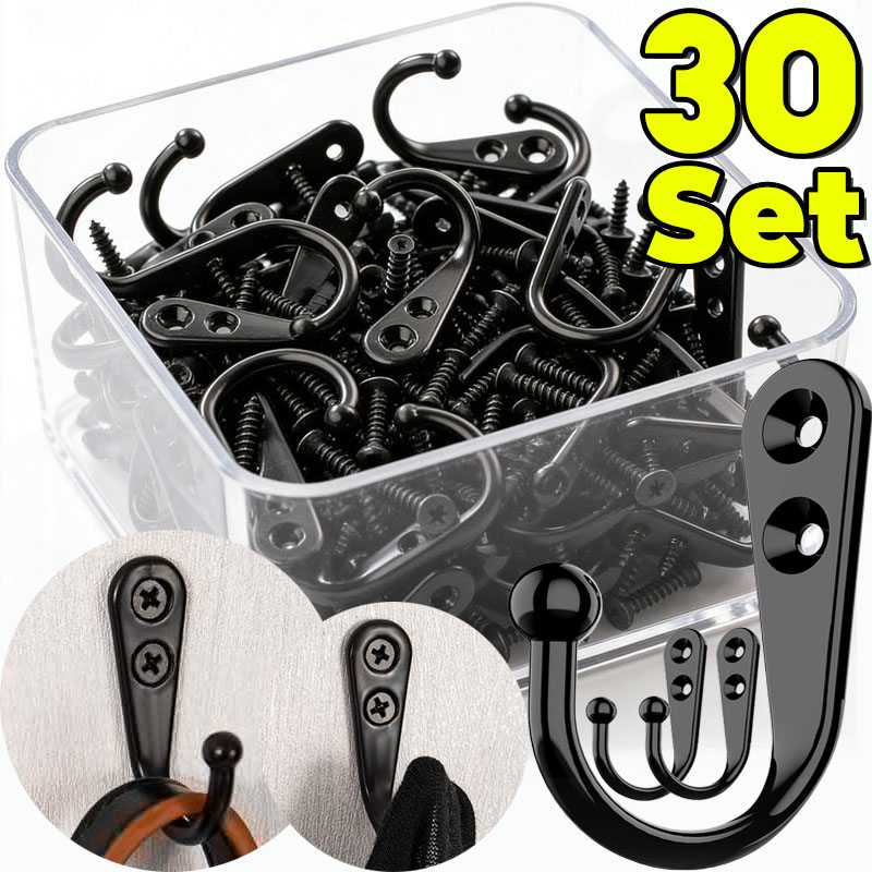 Черные металлические крючки с  – обзор и цена Screw Organizer Kit