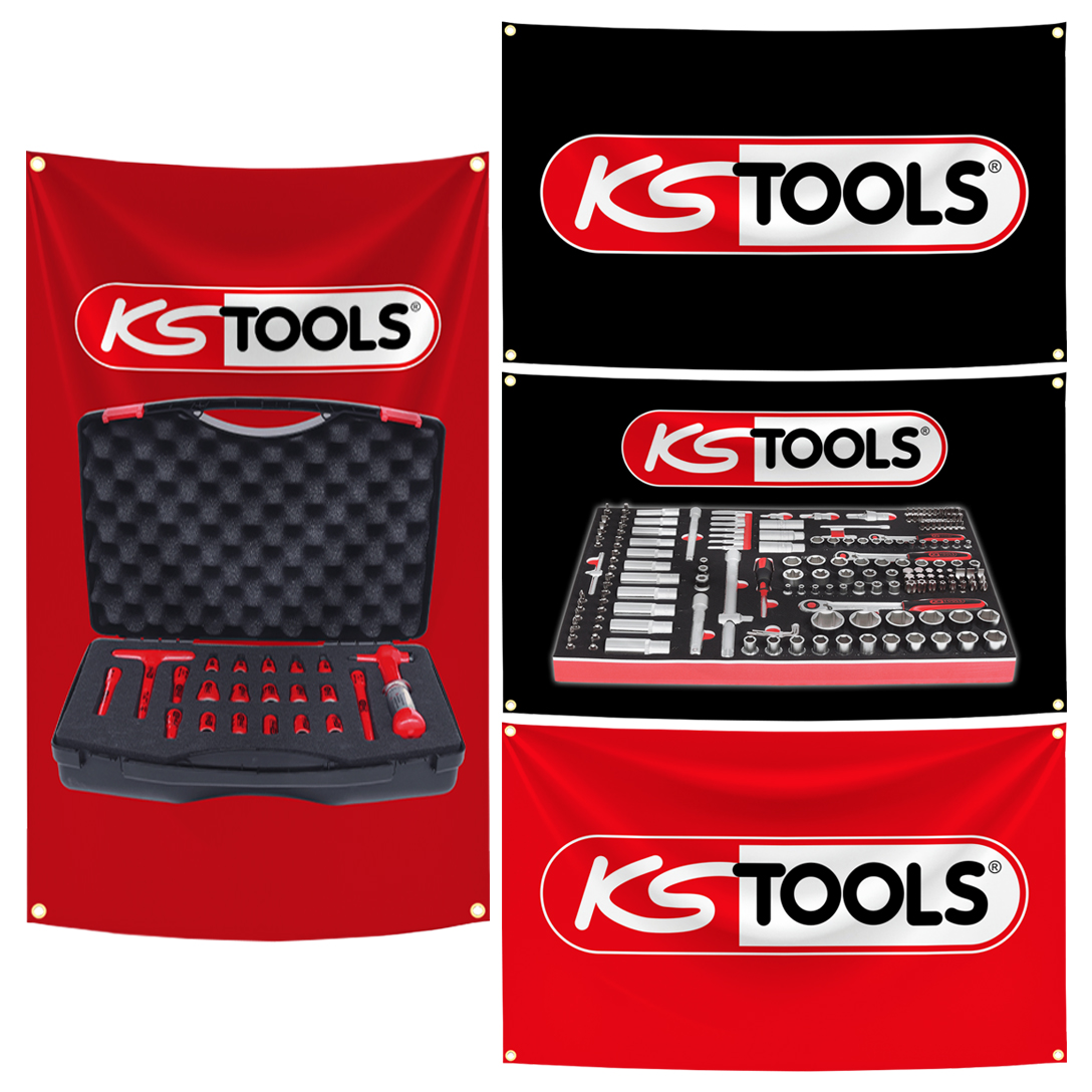 Флаг-гобелен KS TOOLS, 3x5 фут – обзор и цена Ks Tools Workshop