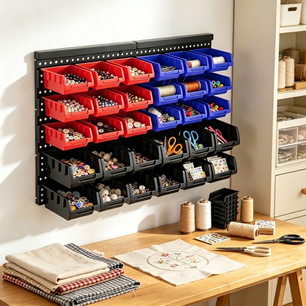 Настенная система хранения с 3 – обзор и цена Screw Organizer Kit