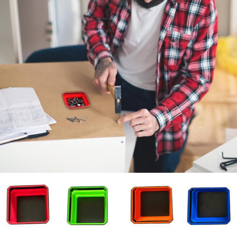 Цветной квадратный силиконовый – обзор и цена Magnetic Parts Tray